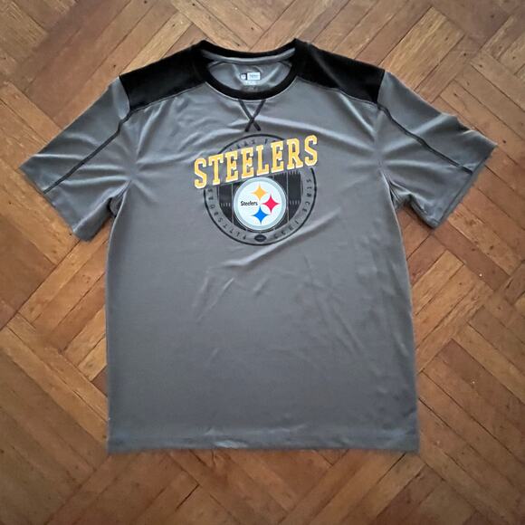 Pittsburgh Steelers Shirt Large NFL TX3 Cool Team Apparel - Picture 1 of 7
